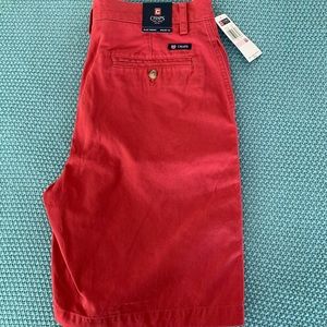 Chaps red shorts. Never been worn.